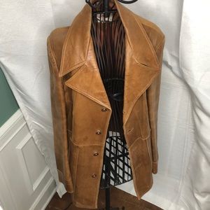 ❤️Vintage Grais Camel leather jacket